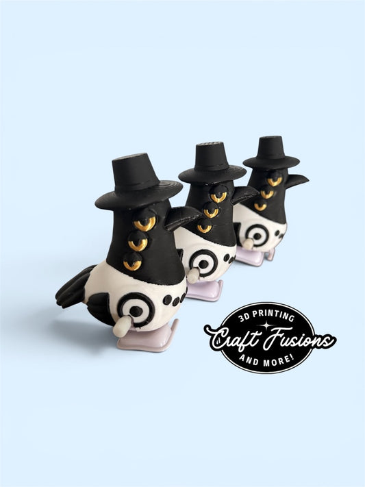 Six‑Eyed Magpie Wind‑Up Toy – Inspired Collectible