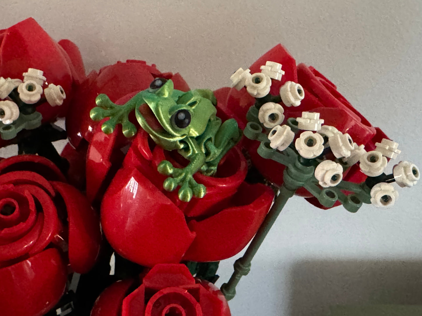 Flexi Frog 3D printed articulated frog fidget.