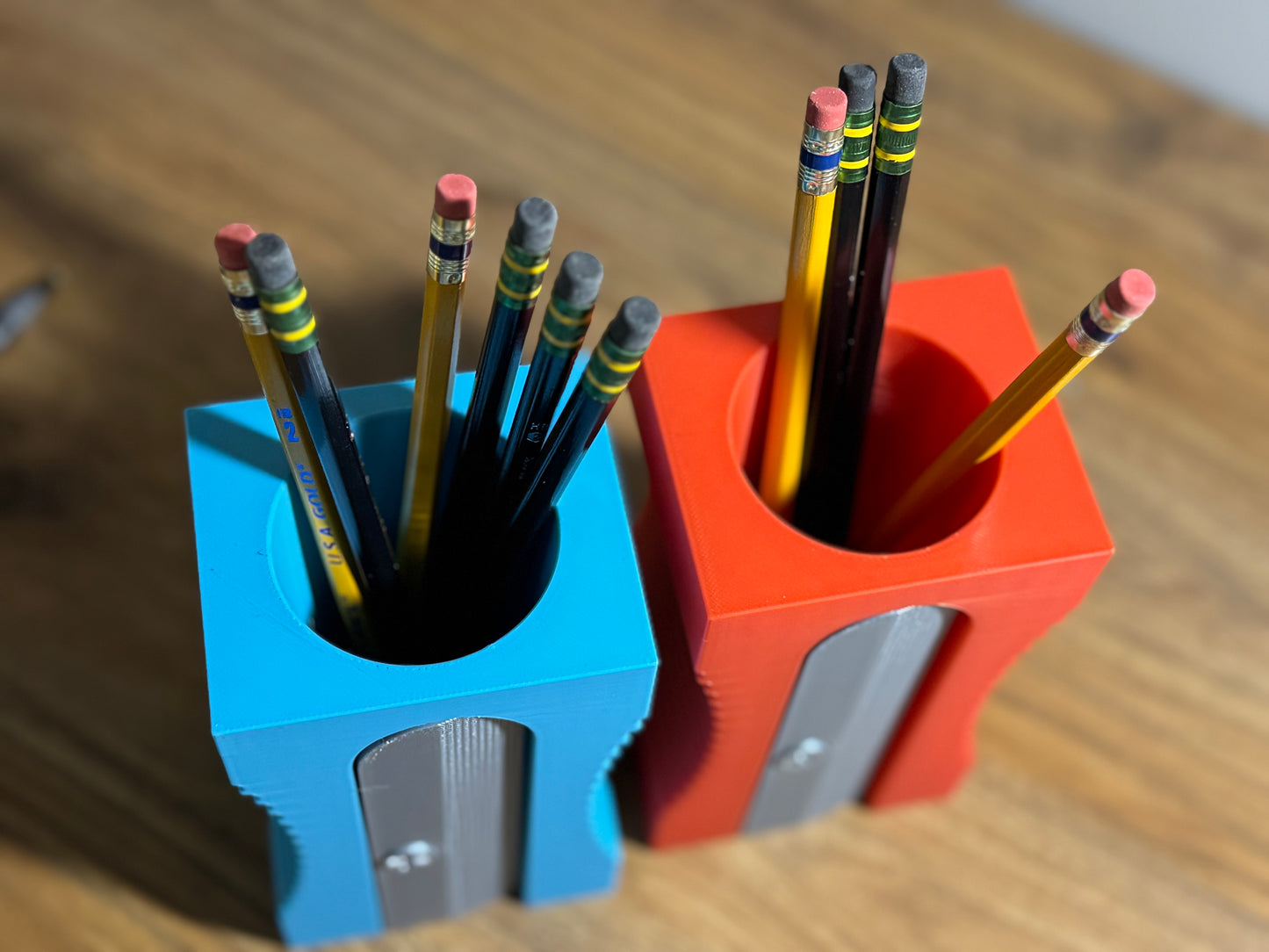 Large Pencil Sharpener - Pencil and Pen Holder