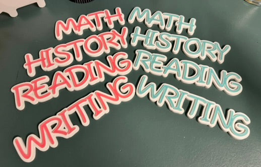 Back‑to‑School Magnetic Word Signs – Perfect for Classrooms & Homeschool Spaces