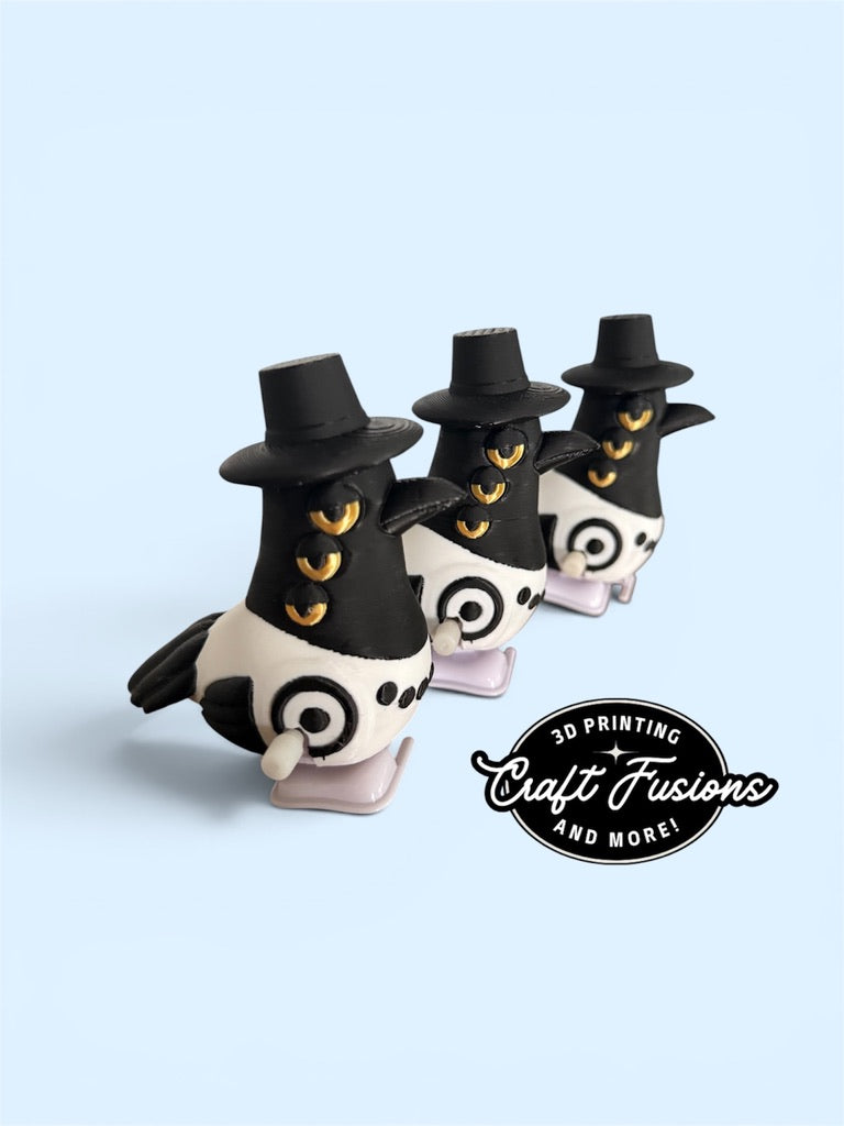 Six‑Eyed Magpie Wind‑Up Toy – Inspired Collectible