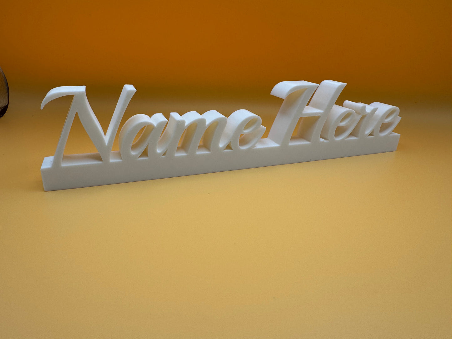 Custom 3D Printed Name Plate – Personalized Desk Decor