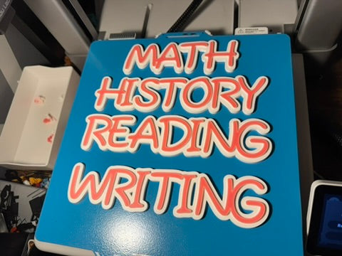 Back‑to‑School Magnetic Word Signs – Perfect for Classrooms & Homeschool Spaces