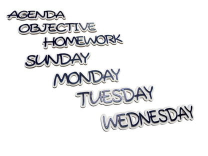 Back‑to‑School Magnetic Word Signs – Perfect for Classrooms & Homeschool Spaces