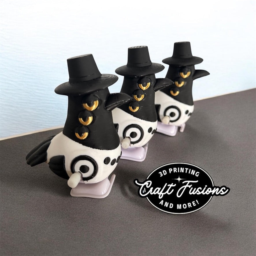 Six‑Eyed Magpie Wind‑Up Toy – Inspired Collectible