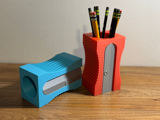 Large Pencil Sharpener - Pencil and Pen Holder