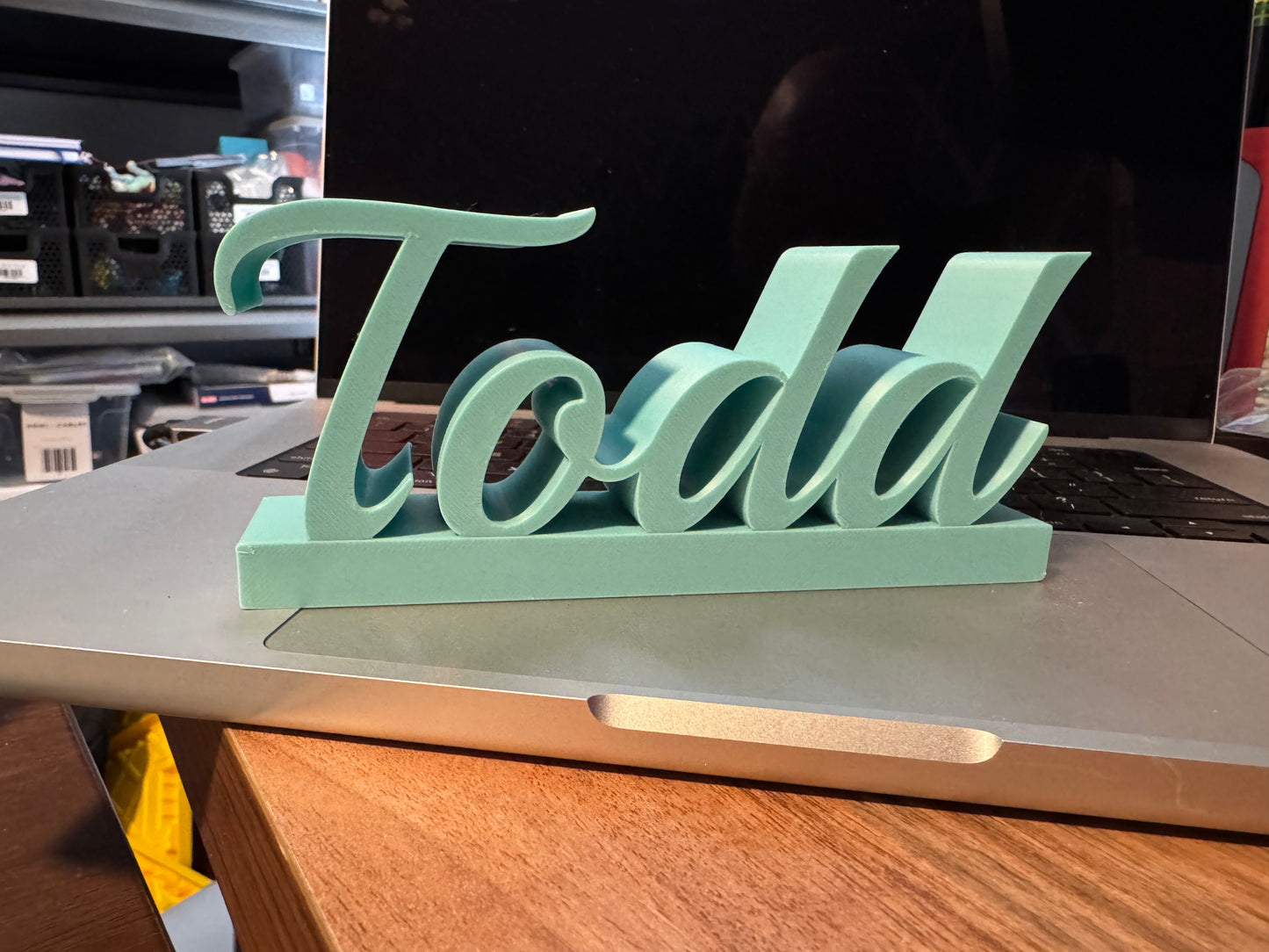 Custom 3D Printed Name Plate – Personalized Desk Decor