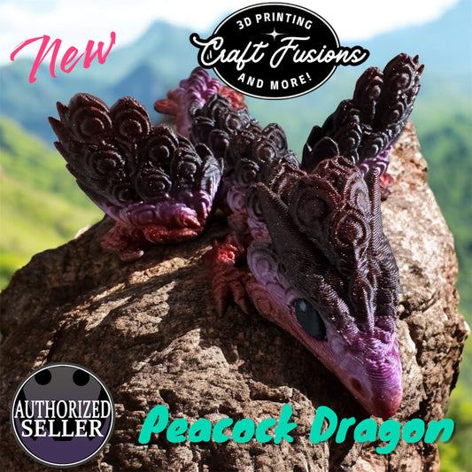 Peacock Dragon - With or with out wings!