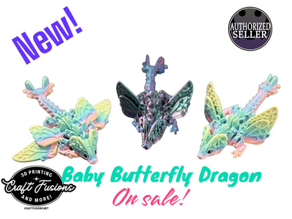 Baby Butterfly Dragon Fidget!
