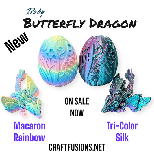 Baby Butterfly Dragon Fidget!