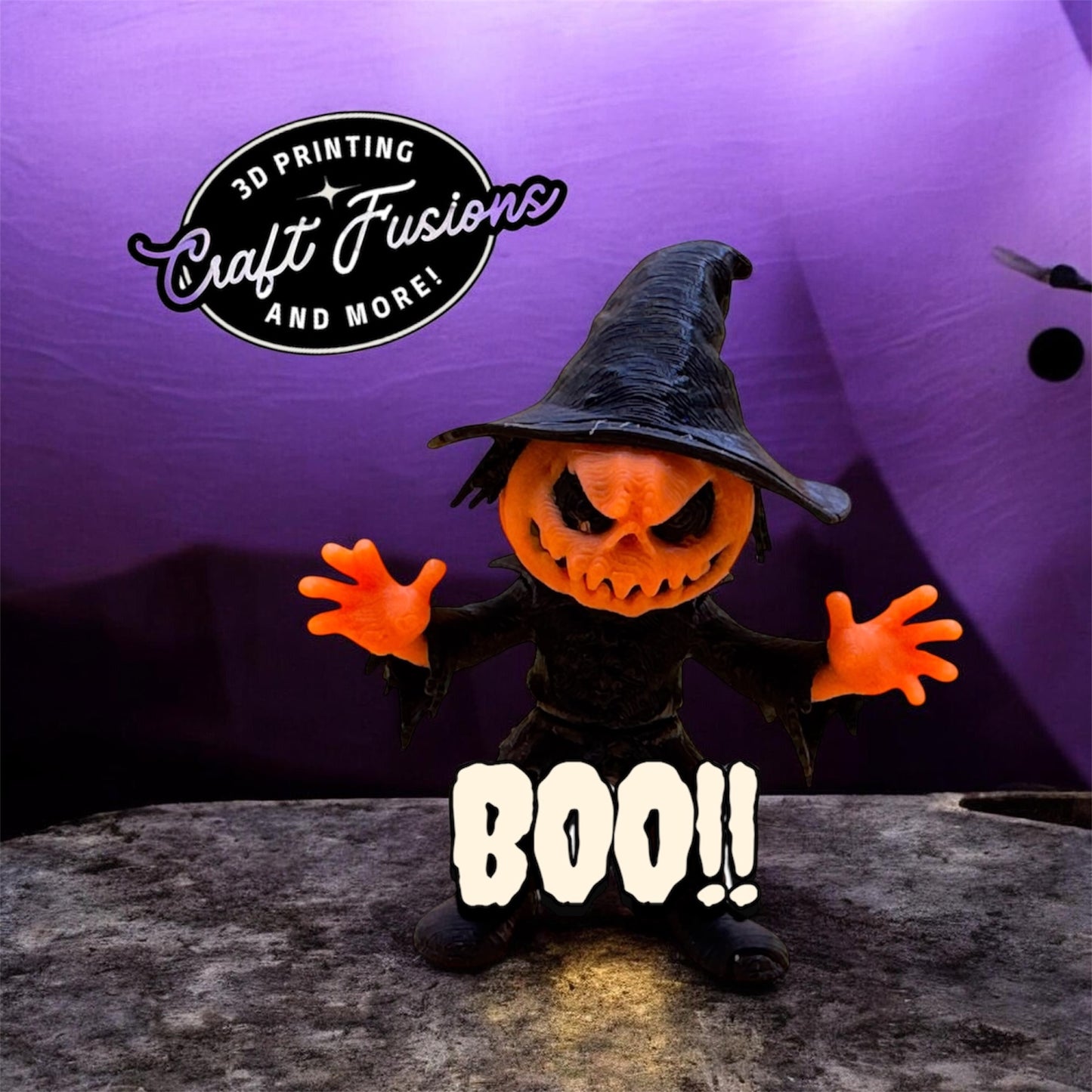 Halloween Mini Figurine Set – 6 Spooky Characters | 3D Printed Collectibles
