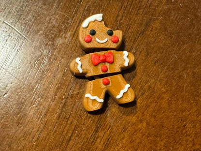 Stocking Stuffer Set – 6 3D Printed Christmas Fidget Toys, Santa, Grinch, Gingerbread, Rudolph, Frosty...
